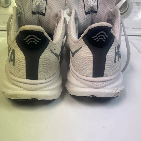 Hoka One One WhiteClifton Sneakers Size 13 D worn just a couple of times